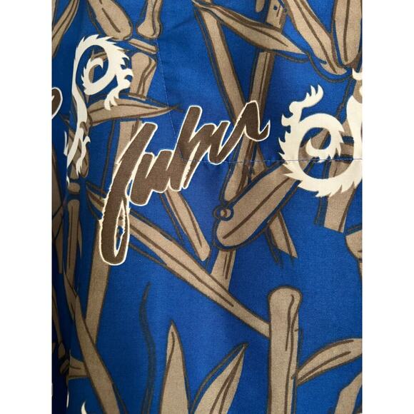 Vintage FUBU Button Up Shirt/90's Streetwear, Dragon Print, Size 2X - Picture 4 of 8